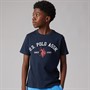 U.S. POLO ASSN. Boys Signature Arch T-Shirt Dark Sapphire Navy