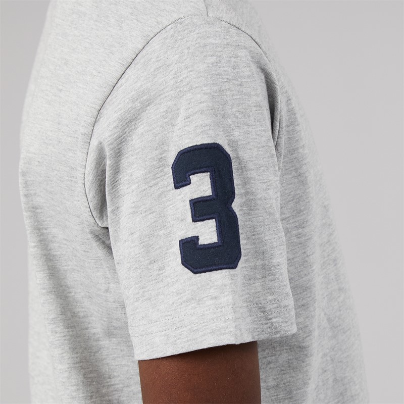 U.S. POLO ASSN. Boys Player 3 T-Shirt Mid Grey Marl