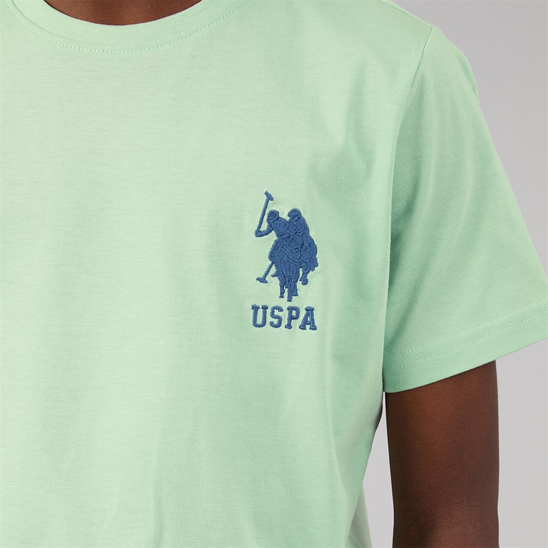 U.S. POLO ASSN. Boys Player 3 T-Shirt Aqua Foam