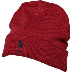 Us Polo Assn Jes Heren Willow Muts Donkerrood us polo assn kopen in de aanbieding