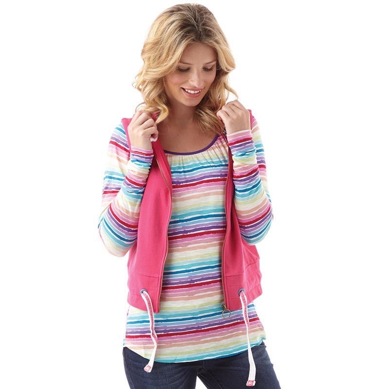 Buy Urban Beach Womens Sleeveless Hoody Pink