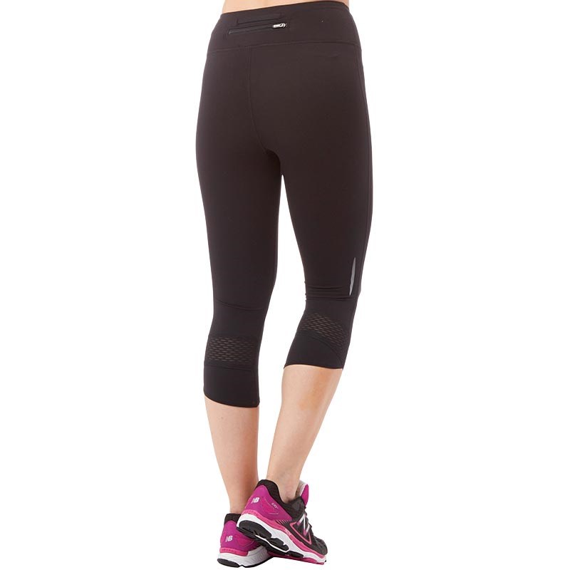 Buy Under Armour Womens HeatGear Fly By Compression Capri Leggings Black