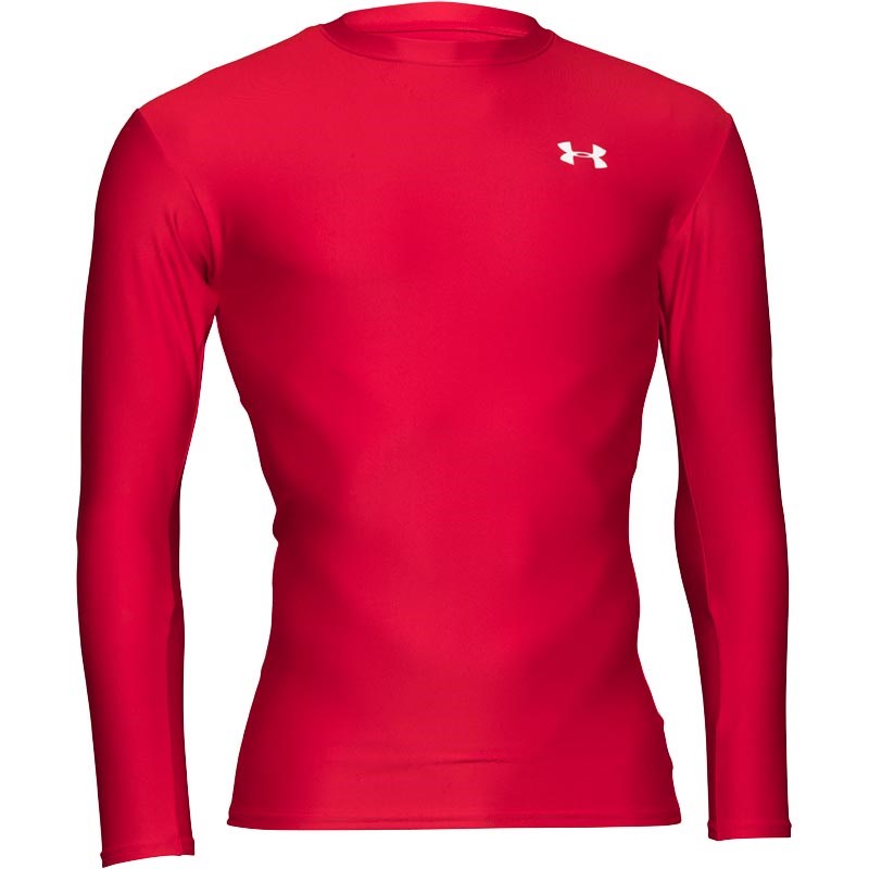 Buy Under Armour Mens ColdGear Evo Compression Long Sleeve Crew 2 Red