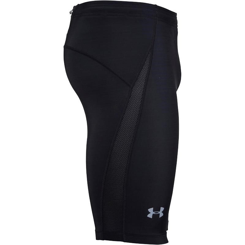 Buy Under Armour Mens HeatGear Draft Compression Running Tight Shorts Black