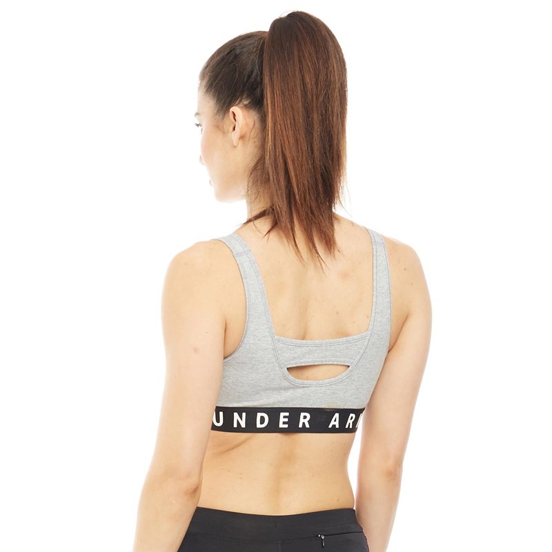 Under Armour Womens Favorite Cotton Heathered Everyday Sports Bra Under Armour Apparel 1310697