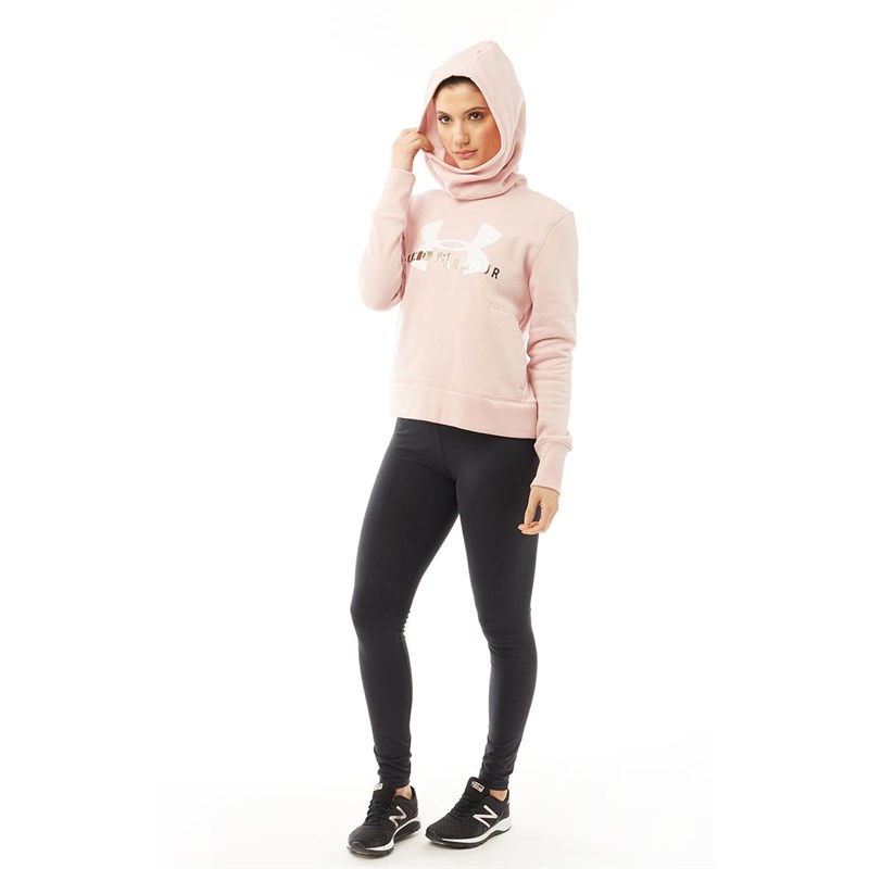 under armour women's cotton rival fleece logo hoodie