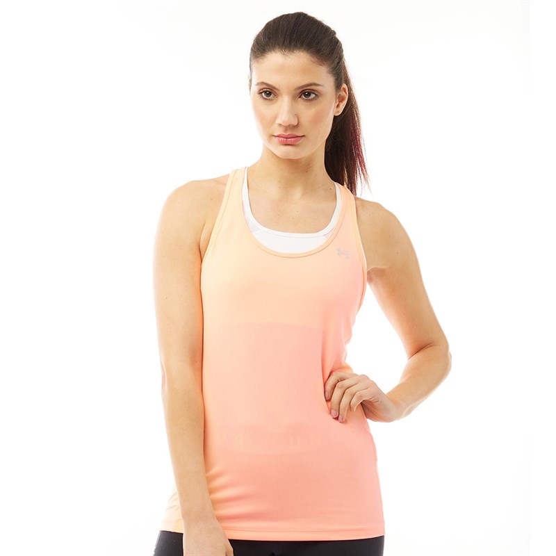 Buy Under Armour Womens HG HeatGear Armour Racer Tank Orange