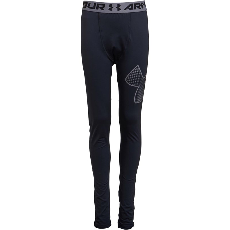 Buy Under Armour Junior HG HeatGear Armour Logo Tight Leggings Black