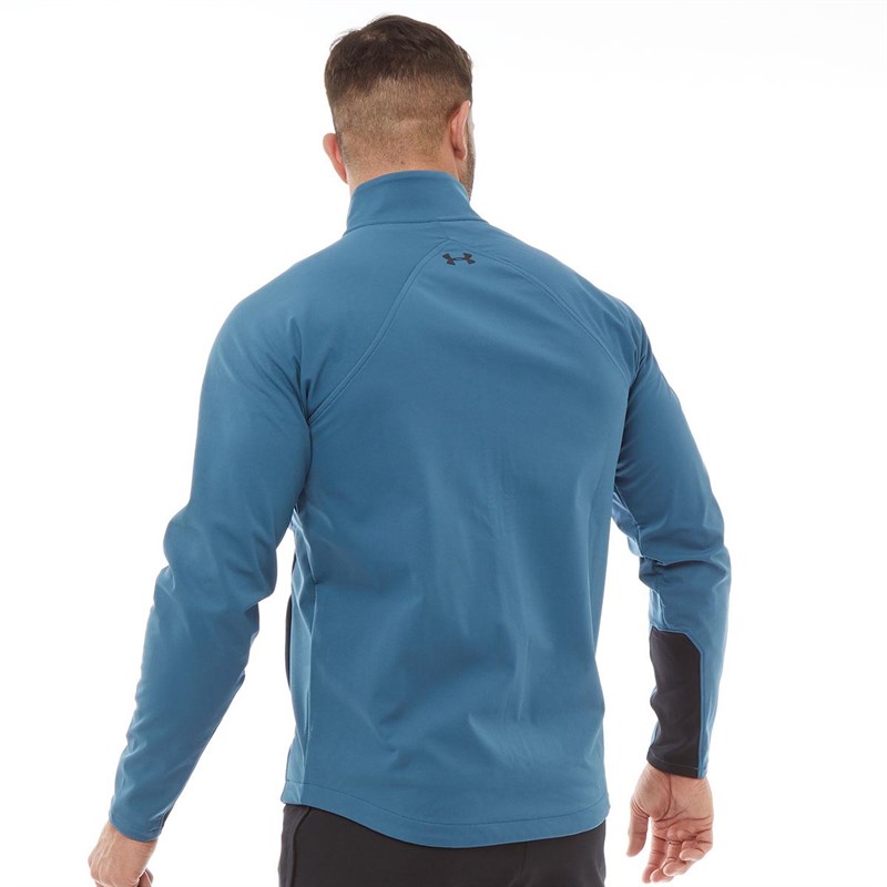 Buy Under Armour Mens CG Coldgear Storm Full Zip Track Top Static Blue