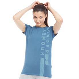 Under Armour Dames Charged Katoen Vertical Grafisch T Shirt Donkergroen Blauw under armour kopen in de aanbieding Under Armour Dames Charged Katoen Vertical Grafisch T Shirt Donkergroen Blauw under armour kopen in de aanbieding