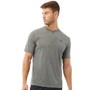Under Armour Heren HG HeatGear Siro T-Shirt Gemeleerd Grijs