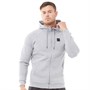 Under Armour Haut à Capuche Zippé Rival Homme Gris Clair Chiné