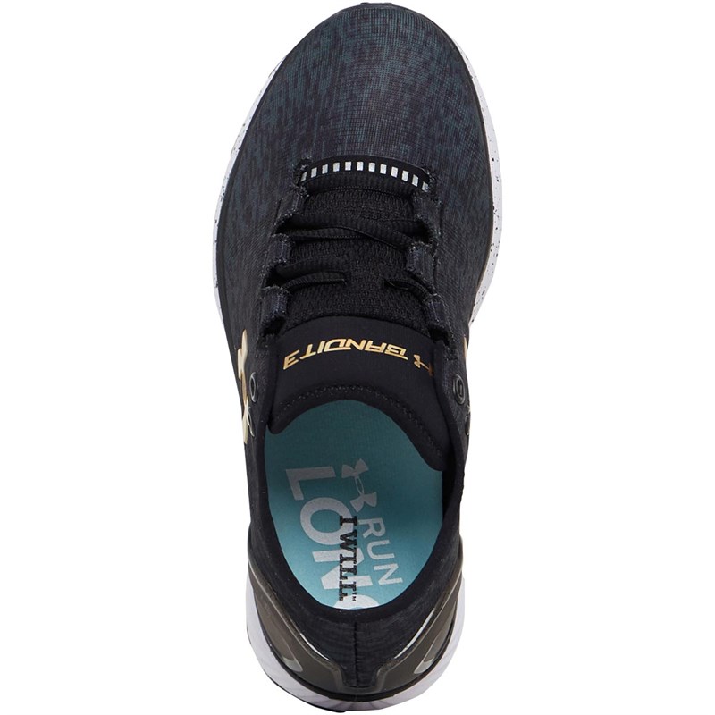 under armour womens charged bandit 3 ombre neutral running shoes black