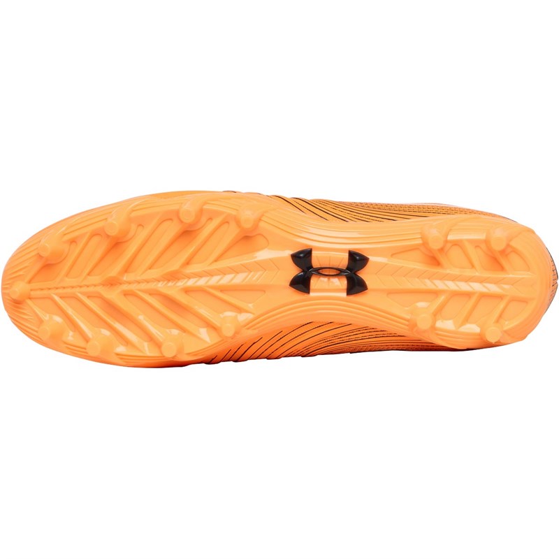 orange mens football cleats