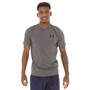 Under Armour Heren UA Sportstyle Left Chest Logo Sports Performance Tops Grijs