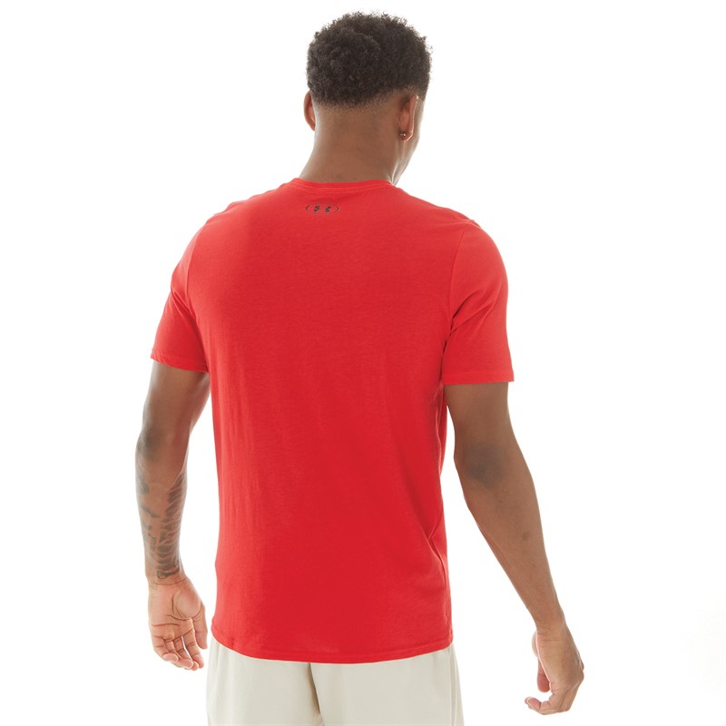 Under Armour Mens UA Sportstyle Left Chest Short Sleeve T-shirt Red/Black