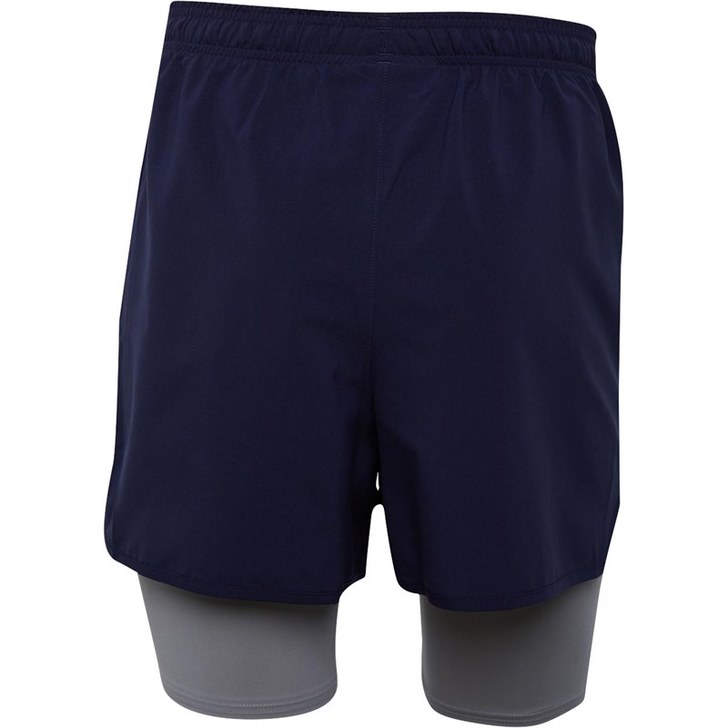 under armour men's qualifier 2 in 1 shorts