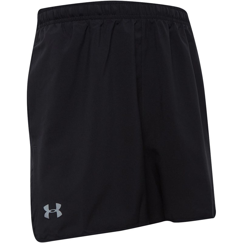 Buy Under Armour Mens Qualifier 5 Inch Woven Shorts Black