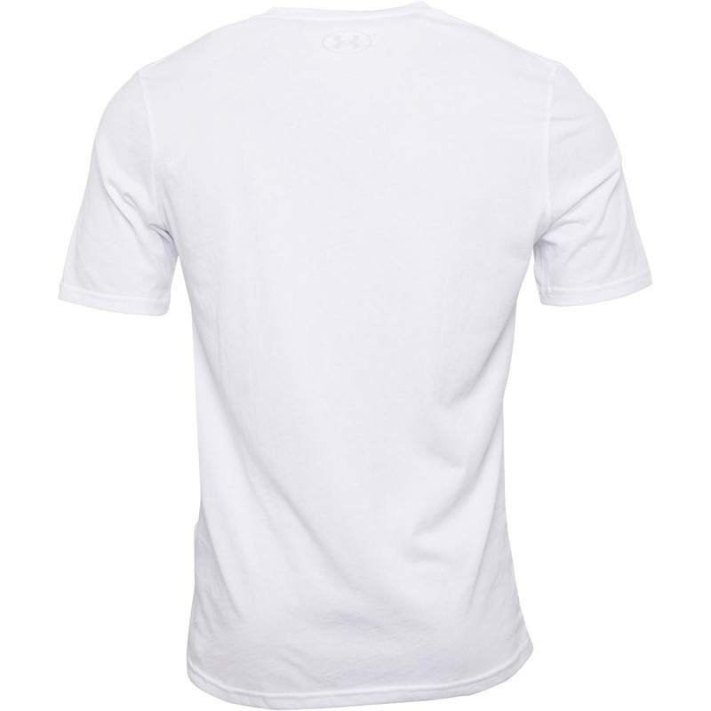 Under Armour Mens UA Team Issue Wordmark T-Shirt White
