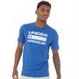 Under Armour Mens UA Team Issue Wordmark T-Shirt Blue