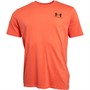 Under Armour Mens UA Sportstyle Left Chest Short Sleeve T-Shirt Orange/Black