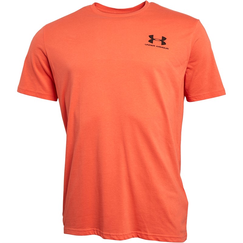 Men's under shop armour orange shirt