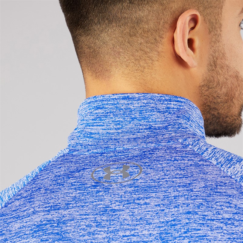 Under Armour Mens UA Tech 2.0 1/2 Zip Top Royal/Graphite