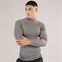 Under Armour Mens UA Cg Cold Gear Armour Compression Mock Charcoal Light Heather