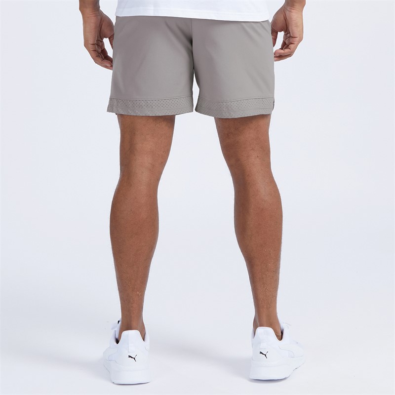 Under Armour Mens UA Vanish Woven 6 Inch Shorts Tetra Grey/Black