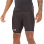 Under Armour Mens UA HG Heat Gear Armour Compression Shorts Black/White