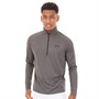 Under Armour Mens UA Tech 2.0 1/2 Zip Top Carbon Heather/Black