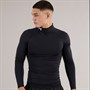 Under Armour Mens UA Cg Cold Gear Armour Compression Mock Black/White
