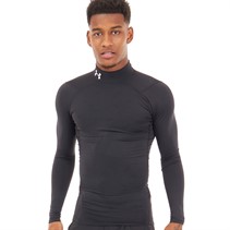 Under Armour Mens UA Cg Cold Gear Armour Compression Mock Black/White