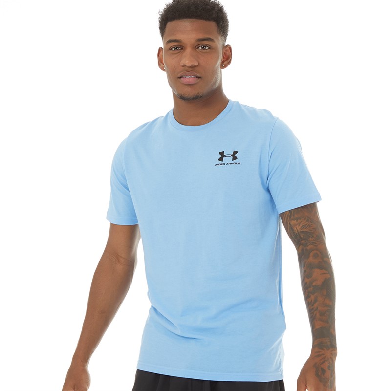 Under Armour Mens UA Sportstyle Left Chest Short Sleeve T-Shirt Horizon Blue