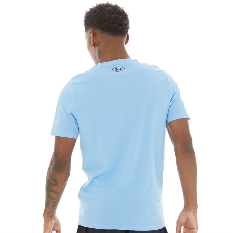 Under Armour Mens UA Sportstyle Left Chest Short Sleeve T-Shirt Horizon Blue