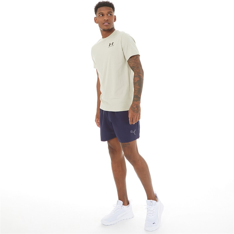 Under Armour Mens UA Sportstyle Left Chest Short Sleeve T-Shirt Khaki