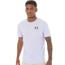 Under Armour Mens UA Sportstyle Left Chest Short Sleeve T-Shirt Salt Purple