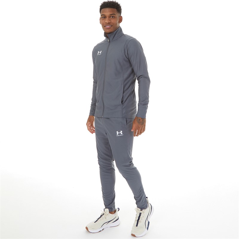 Under Armour Mens Challenger Tracksuit Castlerock/White