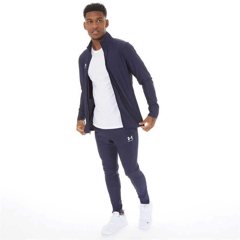 Under Armour Mens Challenger Tracksuit Midnight Navy/White