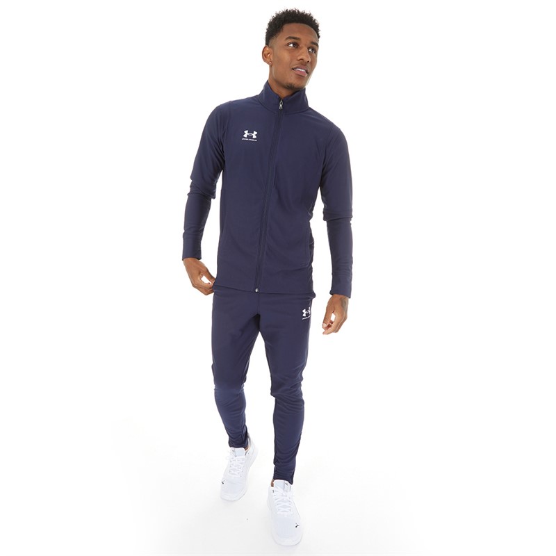 Under Armour Mens Challenger Tracksuit Midnight Navy/White