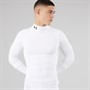 Under Armour Mens UA CG ColdGear Armour Compression Mock Top White/Black