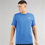 Under Armour Herren UA Sportstyle Linke Brust Kurzarm T-Shirt Blau Atlantis / Blau Calm