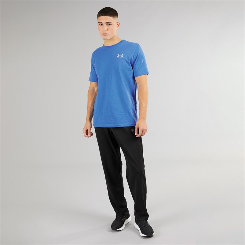 Under Armour Herren UA Sportstyle Linke Brust Kurzarm T-Shirt Blau Atlantis / Blau Calm
