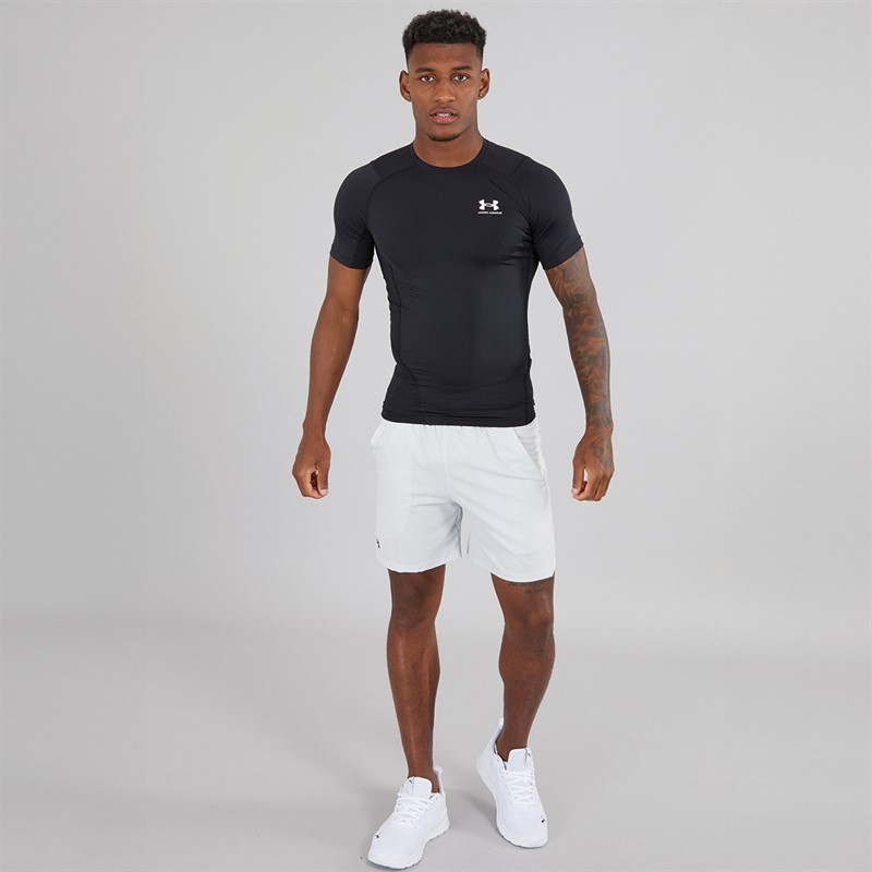 Under Armour Mens UA Vanish Woven 6 Inch Shorts Halo Grey/Black