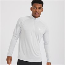 Under Armour Mens UA Tech 2.0 1/2 Zip Top Halo Grey