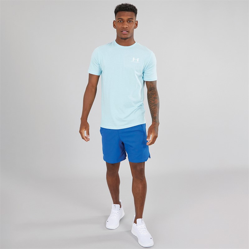 Under Armour Mens UA Sportstyle Left Chest Short Sleeve T-Shirt Stream