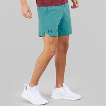 Under Armour Mens UA Vanish Woven 6 Inch Shorts Boundless Blue/Ultimate Black