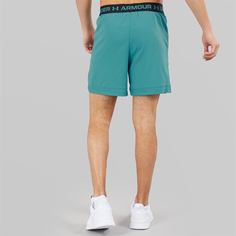 Under Armour Mens UA Vanish Woven 6 Inch Shorts Boundless Blue/Ultimate Black