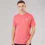 Under Armour Mens UA Sportstyle Left Chest Short Sleeve T-Shirt Bittersweet Pink/White