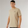 Under Armour T-shirt à Manches Courtes Homme UA Sportstyle avec Logo Poitrine Gauche Kaki Ville/Crepuscule Taupe